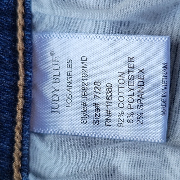 Judy Blue Boyfriend Fit Jeans Light Medium Wash Size 28 - Picture 14 of 15